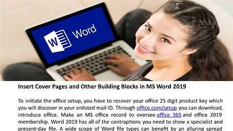 How to Building Block in MS Word 2019 - Office.com/setup