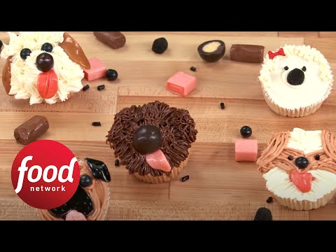 Woof! How to Make Adorable Dog Cupcakes | Food Network