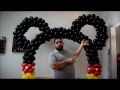 mickey mouse balloon  arch tutorial  no helium required DIY how to video