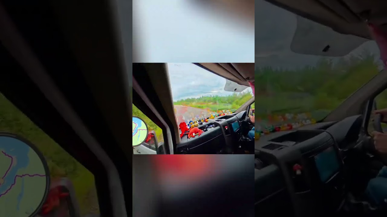 Scenic Drive: Lakeside Houses to Forest Roads & Rolling Hills #shorts