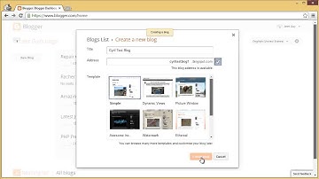 Adding a blog to blogger.com - Video Jeet Training
