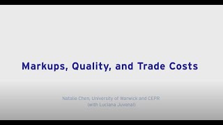 Markups, Quality, and Trade Costs