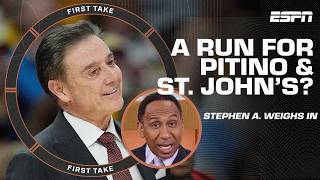Stephen A.: Rick Pitino-St. John's run would be the biggest story of the NCAA Tourney 🏀 | First Take