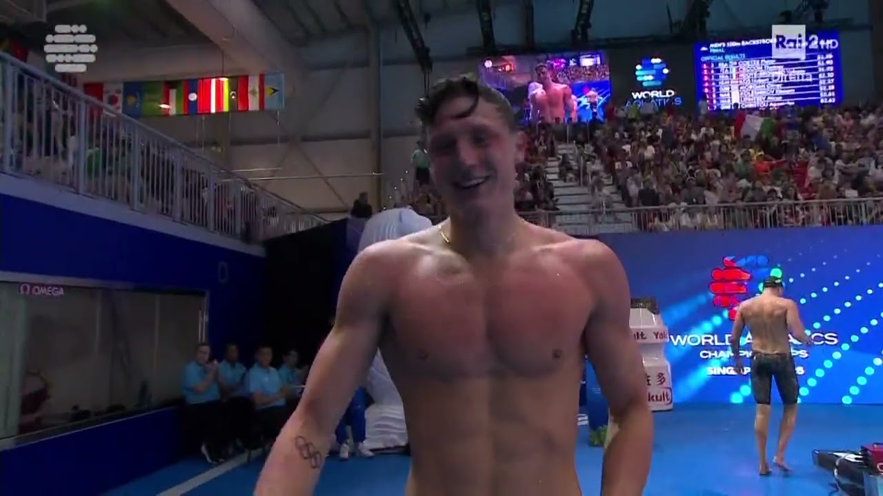 THOMAS CECCON WSC Singapore 2025 100 backstroke final 51.90