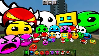 Lobotomy Nextbots  Geometry Dash Difficulty Faces  MCPE and Gmod