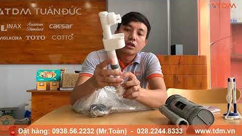 TDM.VN | Review Bộ Xả Bồn Cầu Caesar FP872A thay thế cho CD1363 CD1364 CD1374 CD1375 bàn cầu 1 khối
