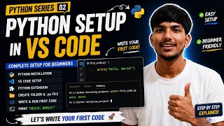 Python Setup in VS Code | Install Python & VS Code | | Python Course | Ep 1 #Python #coding #fyp 