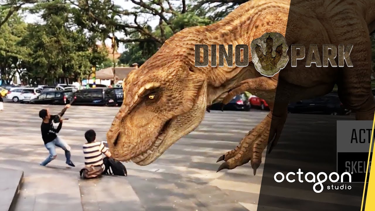 Racing Dinosaurs in Augmented Reality — Hook