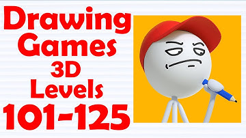 Drawing Games 3D Level 101-125 Gameplay Solution