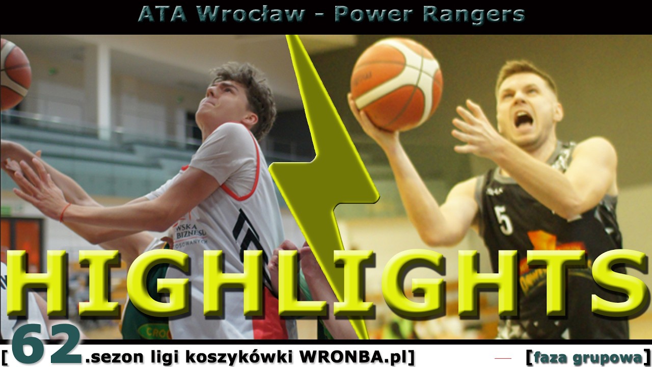 [62.WRONBA] 26.09.2026: HIGHLIGHTS: ATA Wrocław - Power Rangers [SW]