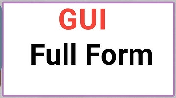 Full Form of GUI || GUI का फुल फॉर्म क्या है? ||