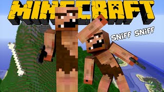 Herobrine Caveman Minecraft Skin