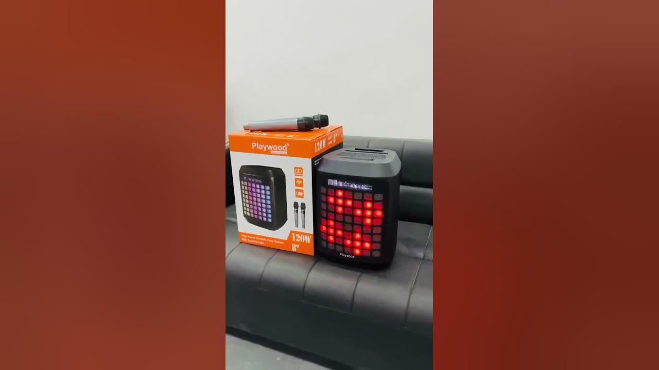 playwood trolley speaker with wireless mic