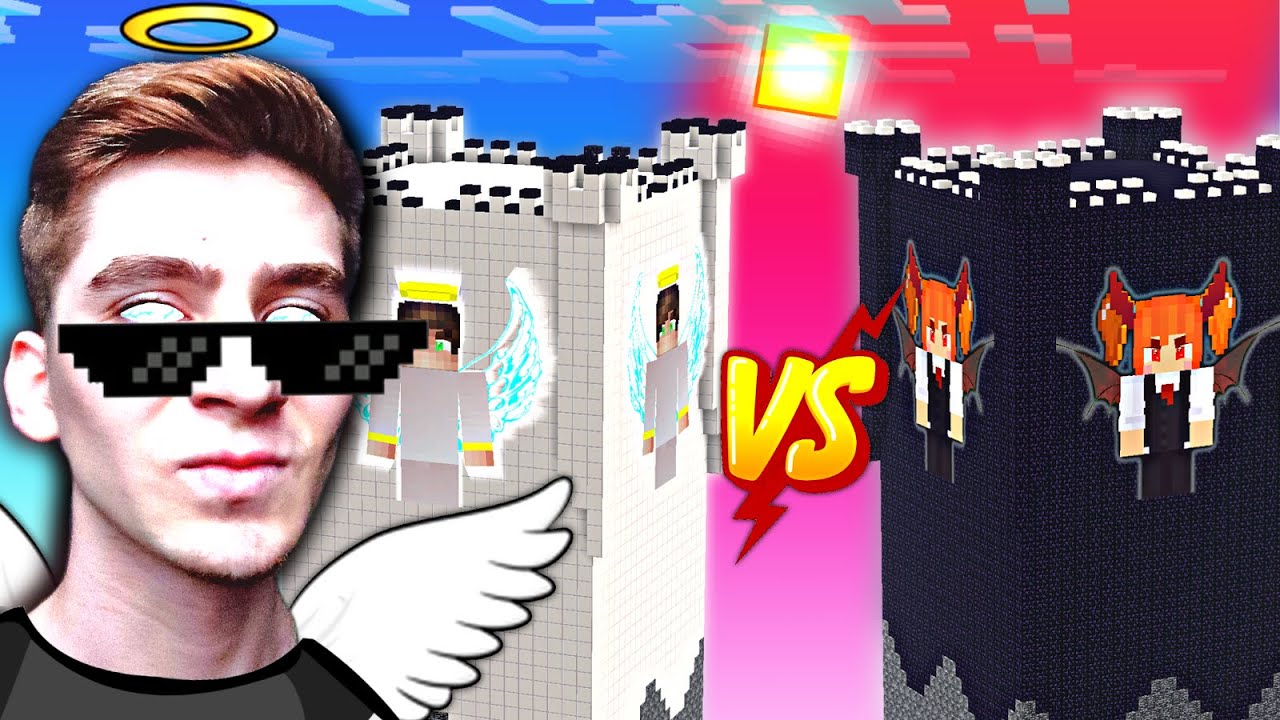 İYİLİK KULE VS KÖTÜLÜK KULE w/@sebinchi 😱 - Minecraft