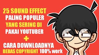 25 Sound Effect Paling Populer yang Sering di Pakai youtuber dan cara downloadnya