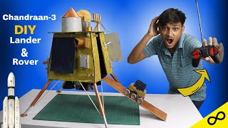DIY Chandrayaan-3 lander & Rover Model ( चंद्रयान 3 का लैंडर और रोवर कैसे बनाएं