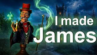 Building James - a stylized character bust for my collection #3dprinting #art #design