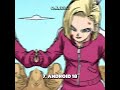 DB top 10 strongest female characters || #shorts #anime #dragonball