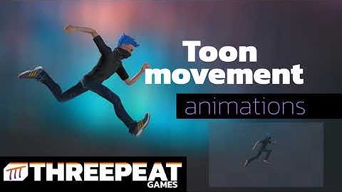 Toon Movement Animation Set - Shorter Release Demo - Available now on Unity Asset Store!
