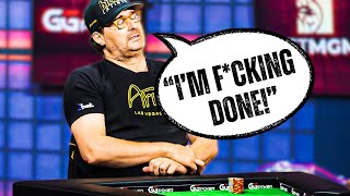 Poker RAGE Moments: Times When Phil Hellmuth QUIT!