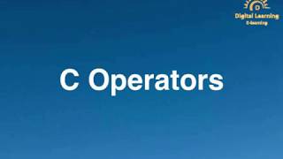 9 C Operators  | Online Training Download app from below link