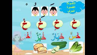 الصف الاول الابتدائي لغة عربية ترم أول شرح حرف الخاء(خ) 2021 - 2022م