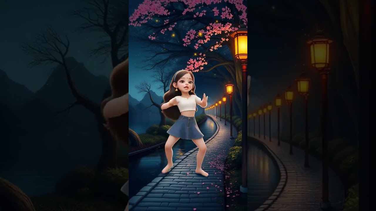 kids dance video with ai 🥰❤️🌹💐 