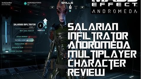 Mass Effect Andromeda Salarian Infiltrator Multiplayer Character Review