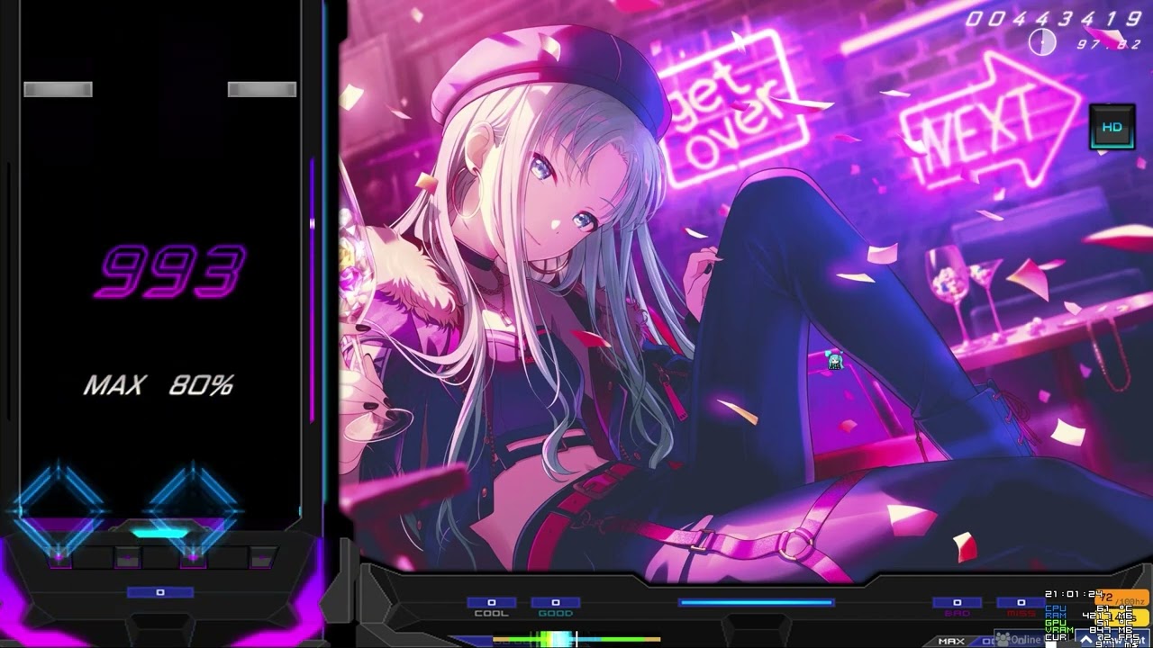 osu!mania] 八王子P - 嬢王 feat. 初音ミク [Append] 97.24% 900K