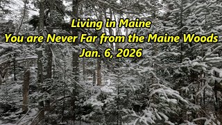 Living in Maine - You are Never Far from the Maine Woods