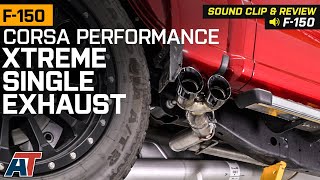 2021-2023 F-150 Corsa Performance Xtreme Single Exhaust System Review & Sound Clip