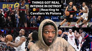 THINGS GOT REAL INTENSE IN DETROIT!! | Reacting to Cavaliers Vs Pistons | 2/27/26