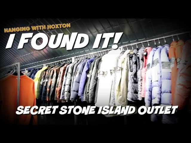 I FOUND IT!!! SECRET STONE ISLAND OUTLET | Hanging with Hoxton | v.2 -  YouTube