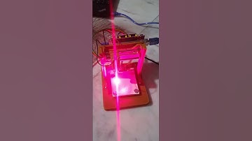 Made a mini CNC laser, programmed by Arduino(part 1)