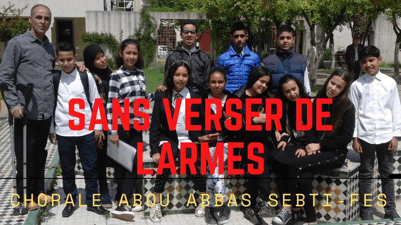 Sans verser de larmes