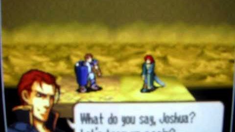 Fire Emblem: The Sacred Stones: Joshua vs Caellach
