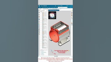 Casing with Wound Stator | Siemens NX 2212  Peripheral Water Pump Assembly Part  #3dmodelingsoftware