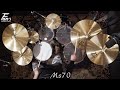 Fans professional ms70 brass series cymbal set