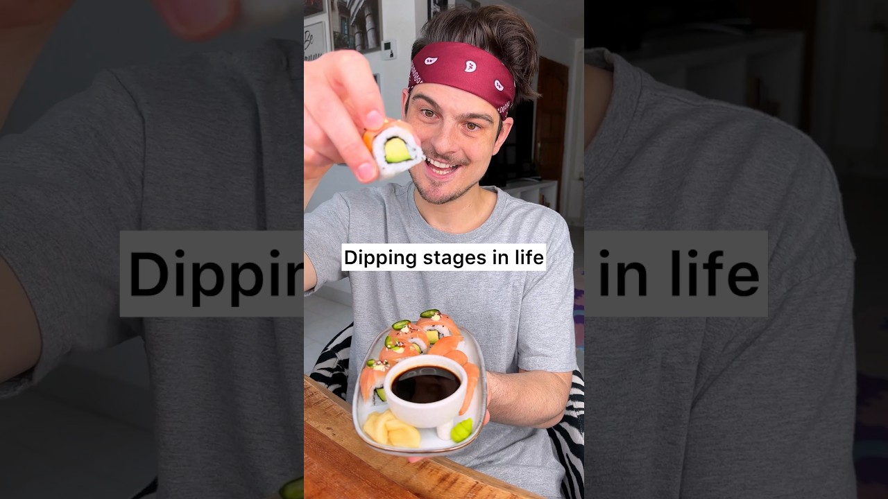 ⁣How much SOY SAUCE you like on SUSHI?😎🍣❤️ | CHEFKOUDY