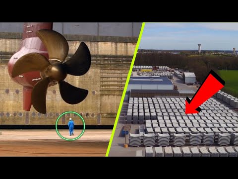 How giant ship propellers are manufactured & Other Factory Production Process. Unbelievable!