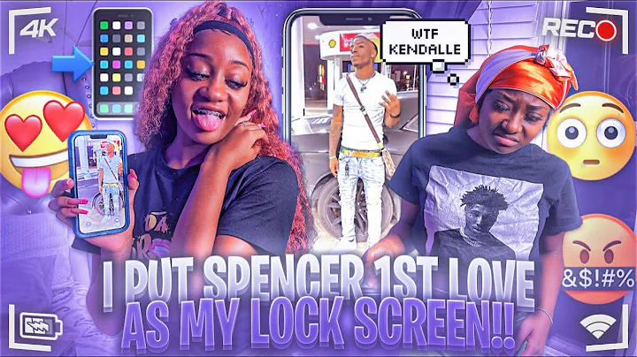 I PUT SPENCER FIRST LOVE!!AS MY LOCKSCREEN(SHE CAL...