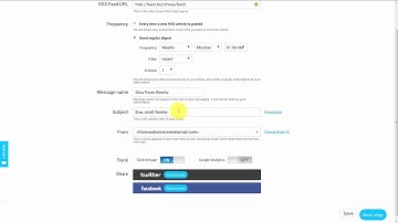 How to Set Up RSS To Email in Get Response