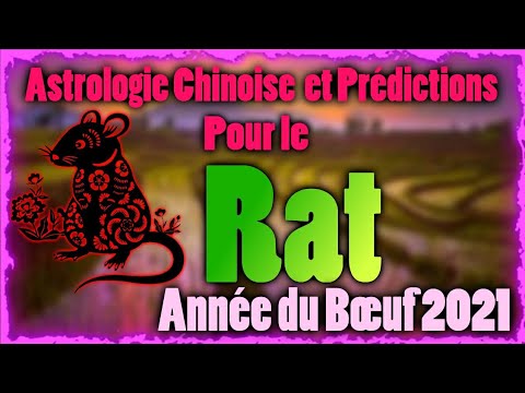 Vidéo: Horoscope Oriental : Ce Qui Attend Les Personnes Nées L'année Du Rat