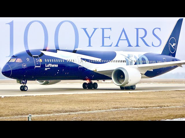 100 YEARS LIVERY! Lufthansa Boeing 787-900 (D-ABPU) at Munich