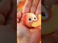 Feeding a cute little baby Peach! 🍑#shorts #fruit