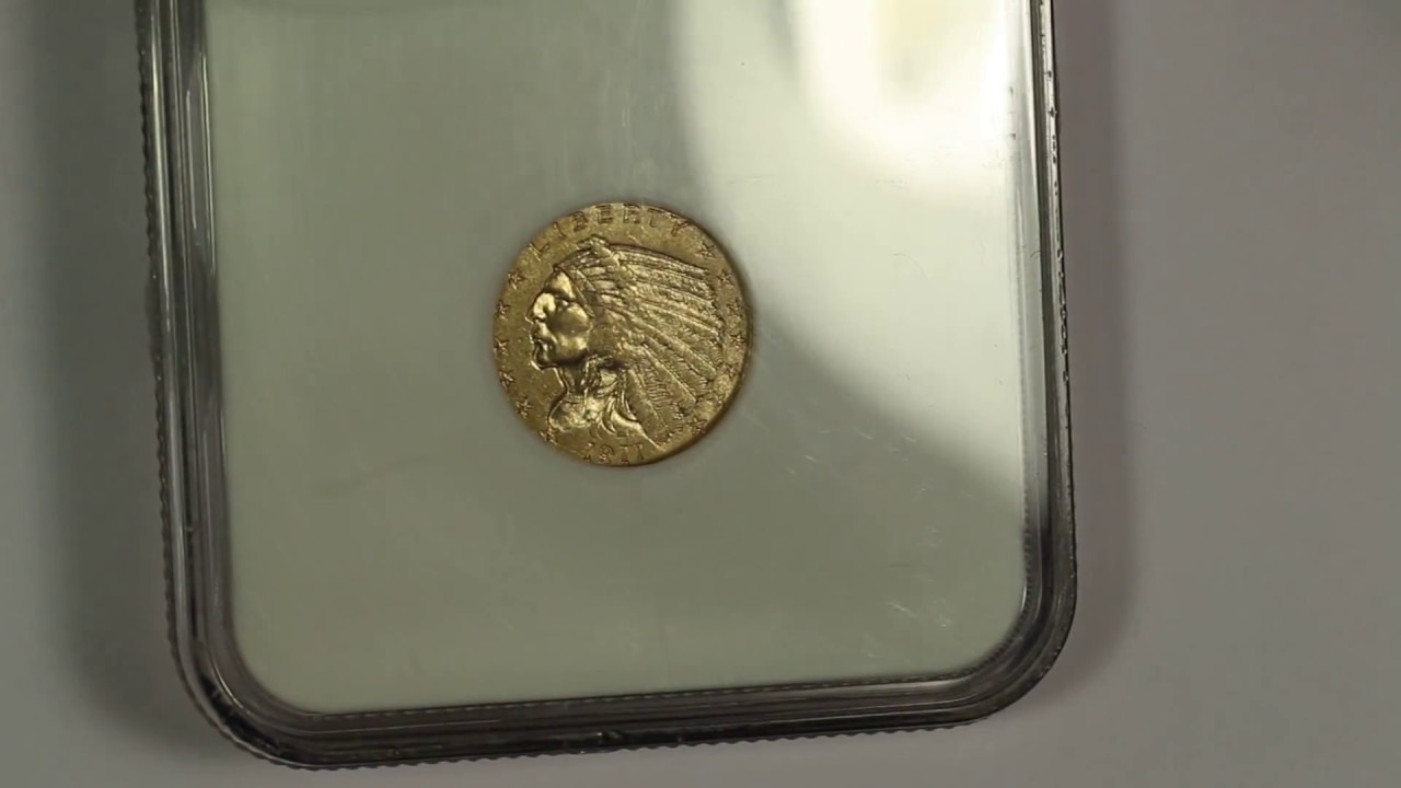 1911 D 25 Indian Gold Quarter Eagle Ngc Au58 Major Key