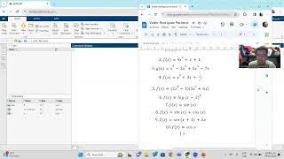 Calculo-Derivadas e Integrales en Matlab