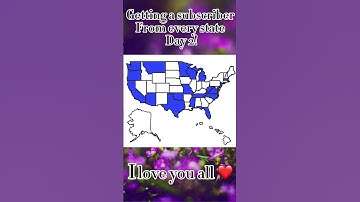 Getting a subscriber from every U.S. state - day two #geography #countryballs #mapping #map #usa