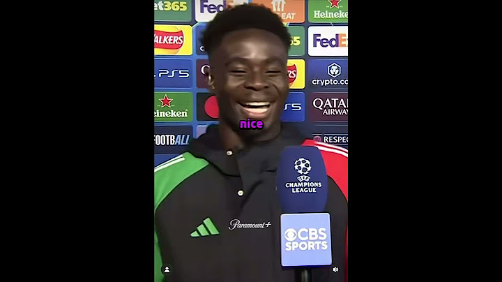 Saka makes some jokes #arsenaltv