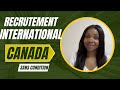 Recrutement international des travailleurs étrangers dans une province canadienne #canada #travail